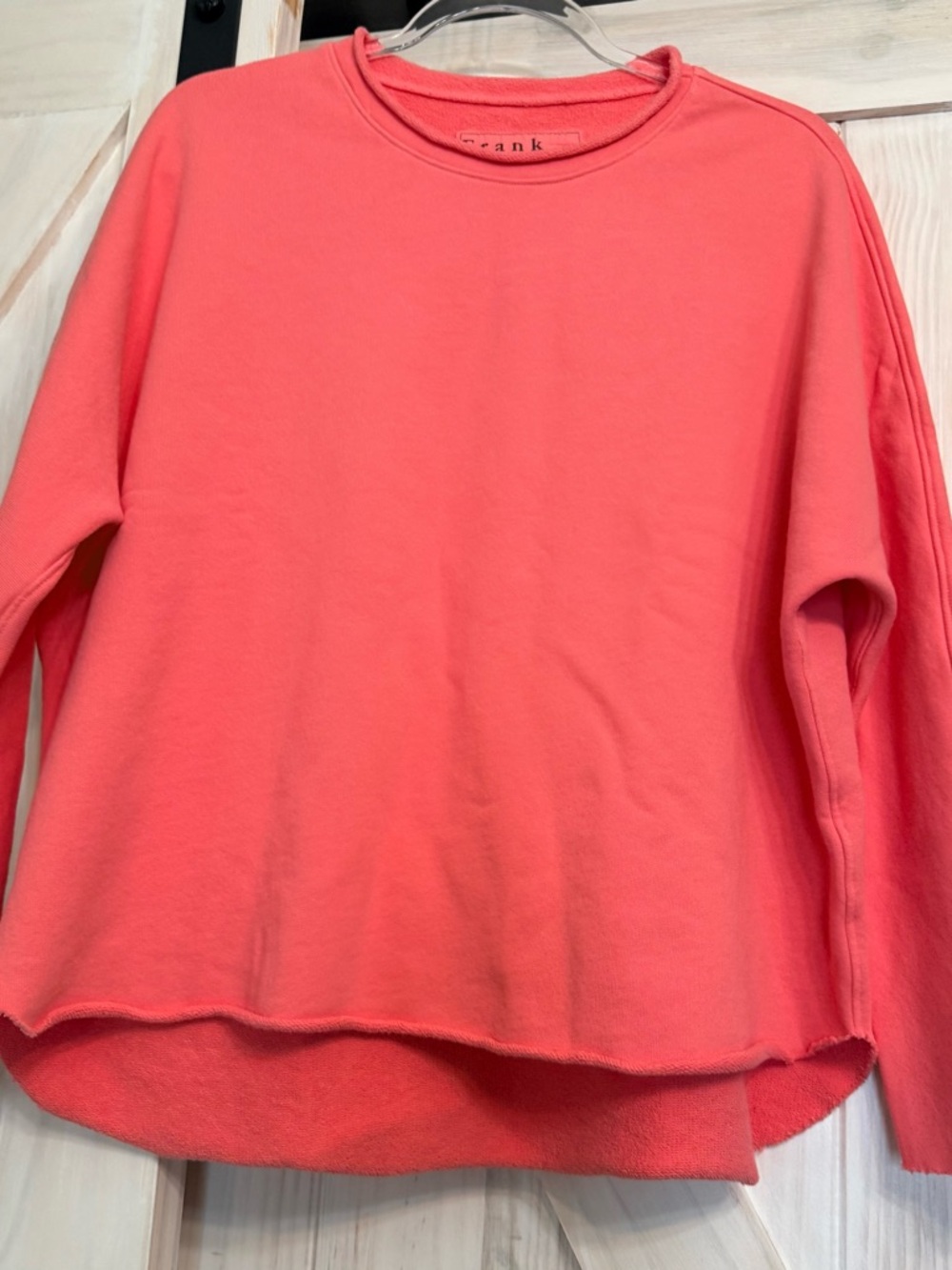 NWT Frank and Eileen Anna Triple Terry Medium Passion Fruit (Coral) never worn - Picture 2 of 9